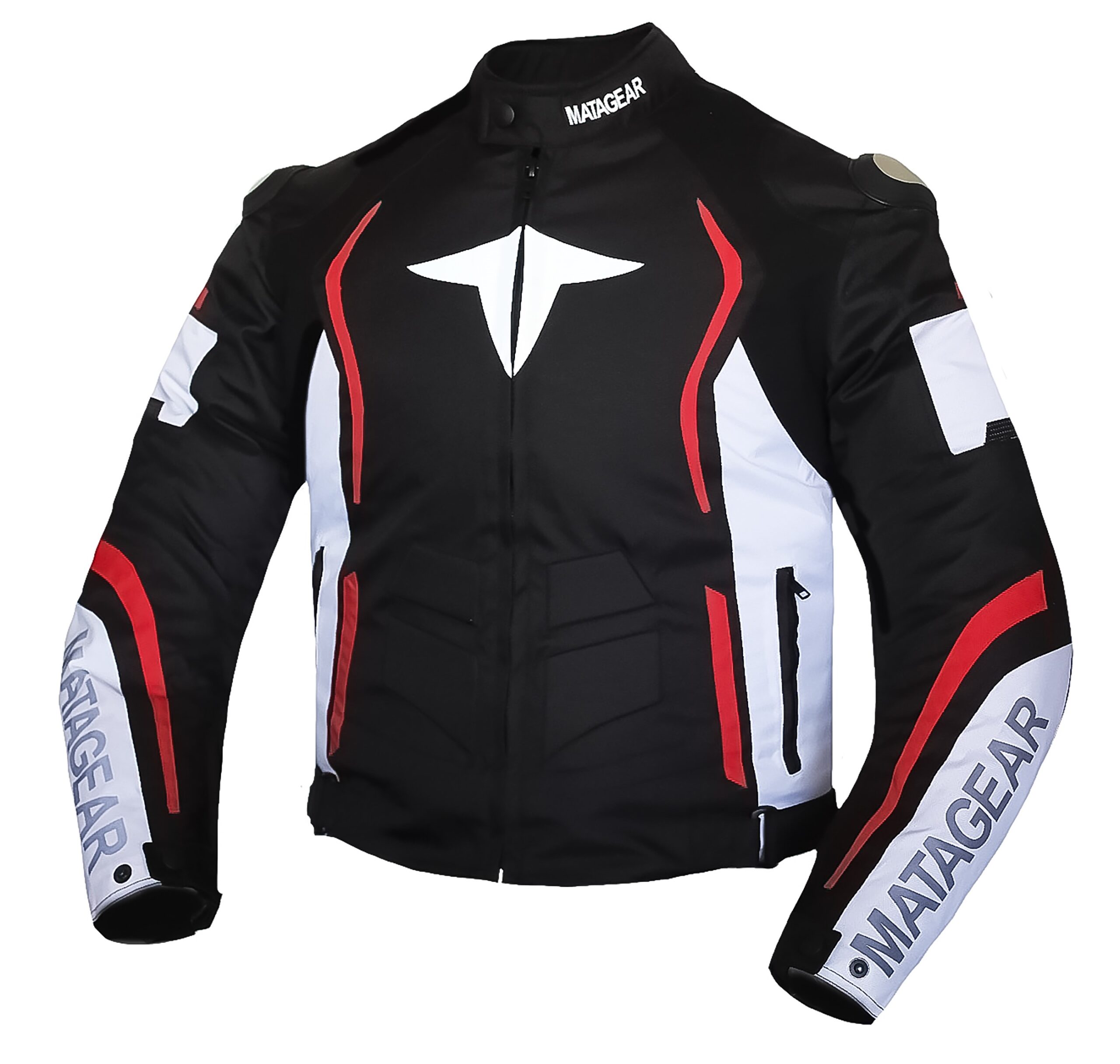 Motorcycle New Red and Black Textile Touring Jacket with CE Level 1